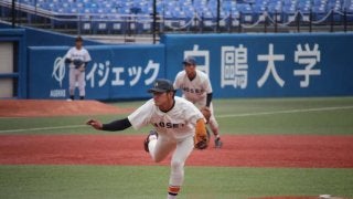 法大が緊迫の投手戦を制す！朝山広憲の快投から毛利元哉が値千金の決勝打！【9/21 秋季東京六大学野球 1回戦 立教大学 vs 法政大学】