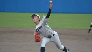 スカウトが来年のU－18代表かと熱視線。静岡の快速左腕の評判がよい