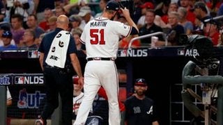 【MLB】“緊急降板”の元日ハム・マーティン、左脇腹痛め離脱　監督ショック「大打撃」