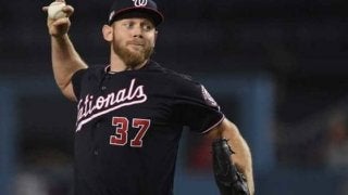 【MLB 地区S】6回1失点のストラスバーグ、PO最初の先発4登板で防御率トップ