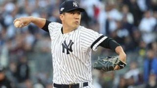 【MLB 地区S】田中将大、“超重量打線”を5回3安打1失点　PS通算4勝目の権利を持って降板