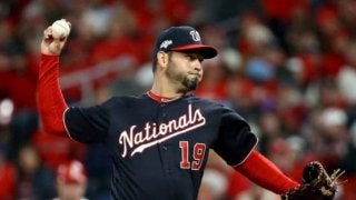 【MLB 優勝決定S】ナ軍サンチェス、惜しくもノーノーならず、8回2死まで無安打投球も…