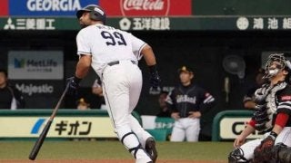 西武、メヒアの豪快一発で1点差「とにかくあきらめずに戦っていくだけ」
