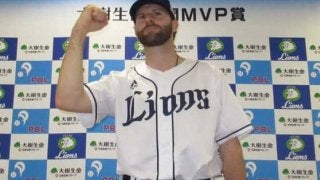 西武ニール、4戦4勝＆防御率0.66で初の月間MVP「光栄」　27回1/3で与四球0