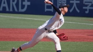 豪快かつ安定したフォームを手に入れた195センチの大型右腕　内沢航大（法政大）【時は来た！ドラフト指名を待つ男たち 大学生編】
