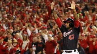 【MLB 優勝決定S】ナショナルズが4連勝で初のリーグ優勝＆WS進出決める　初回に一挙7点を先取