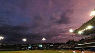 球場にホッキョクグマが出没！　まさかの出来事に関係者騒然、MLB公式「なぜ…」