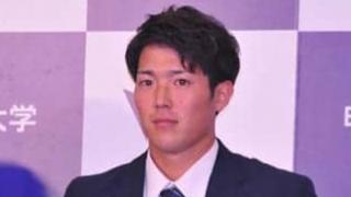 【ドラフト】明大森下、広島の交渉権獲得に決意「前田健太投手を見てきた。勝てる投手に」