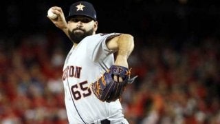 【MLB】ア軍新人右腕がPS初先発で5回無失点　メキシコ出身で2人目のWS先発勝利投手に