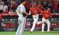 大谷翔平らが菊池に浴びせた3連発がエ軍今季名場面4位　MLB公式が選出