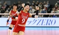 古川学園、２１年ぶり４度目Ｖ王手！２年生コンビでフルセット逆転勝ち／春高バレー