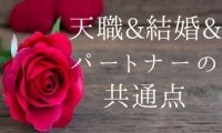 天職と結婚とライフパートナーの共通点