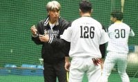 鷹城島氏が“熱血指導”　2度目の助言をもらった黒瀬「打撃が小さくなりますと…」