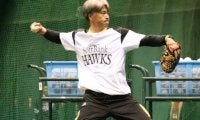 鷹・甲斐も感動「最高にいい時間」城島氏が打撃投手“連投”で65球