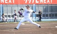 鷹・古谷がまたまた圧巻投球！　最速153キロで紅白戦2イニングをパーフェクト