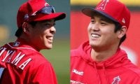 【MLB】大谷翔平が「クソガキスマイル」　秋山翔吾との再会ショットに日米反響