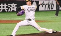 鷹・古谷が2回パーフェクト救援　最速154キロ、真っ直ぐ20球中150キロ超え13球