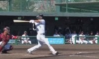 ロッテ安田が目の覚めるようなネットに突き刺さる特大弾　猛打賞活躍で1軍へアピール