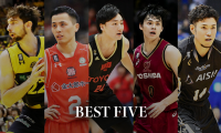 Bリーグベスト5を発表…藤井祐眞とロシターが初受賞、田中大貴ら3選手は4年連続