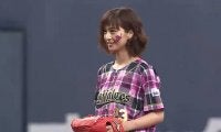 【始球式名場面】京美人がオリ姫に変身！　安田美沙子さんの“はんなり”始球式