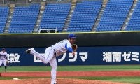 DeNA山崎、シート登板でまさかの3連打も笑顔「野球ができる喜びを感じた」