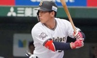 オリ吉田正尚が4回途中で退く　二塁打後に中川の打席途中で代走送られる