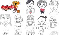 画伯は誰だ⁉　三菱電機コアラーズの“似顔絵リレー”
