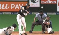 揺れる打球？　鷹柳田が放った“ナックル三塁打”が話題「ついに超能力を…」