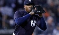 【MLB】人類最速チャップマン、肉体美披露の“摩天楼トレ”にファン驚愕「治るの早っ」