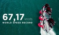 3人乗りウインドサーフィンがスピード世界新記録を達成か？