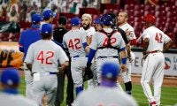 【MLB】3人退場の乱闘劇は頭上通過の危険球？　秋山への報復投球でゴング鳴り両軍入り乱れ
