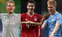バイエルンの攻守の要にシティの絶対的司令塔!　UEFA男子年間最優秀選手賞の最終候補3名が発表!