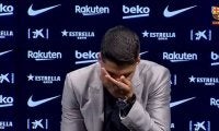 ルイス・スアレス、バルサとの決別に涙「クラブにはずっと感謝している」