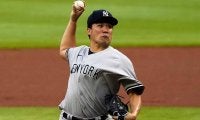 【MLB WCシリーズ】田中将大、初回にいきなり先制点献上…　失点直後に雨のために試合中断