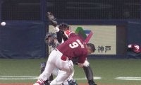 オリックス張奕が危険球退場　145キロ直球が楽天ロメロの頭部に直撃、代走に岡島