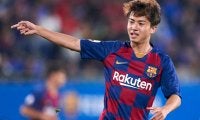 バルサBの安部裕葵は背番号「9」に変更、ファーストチームの練習に参加
