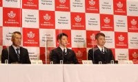 【ドラフト】ロッテ2位の明石商・中森が決意「1年目から15勝」　オリ3位・来田は「トリプル3」