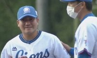 西武の元守護神・高橋朋が涙の引退試合　1球遊飛に家族、渡辺GM、1軍投手陣も拍手