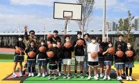 秋晴れの東京で日本を代表する3選手が小中学生にレッスン。新施設「TOKYO SPORT PLAYGROUND SPORT×ART」に注目！