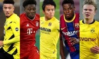 久保建英もランクイン！ 20歳以下のサッカー選手市場価値ランキングトップ50はこれだ！