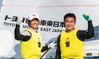 岡田／外薗が逃げ切り優勝を飾る。470全日本最終日