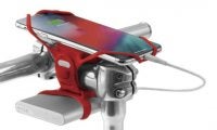モバイルバッテリーも固定できる自転車用スマホホルダー「BikeTie」発売