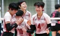 春高バレー・千葉　敬愛、強気なプレーで快勝　習志野は涙