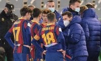 筋肉の問題を抱えていたメッシ ベンチ外となるも“指示出し”でチームを鼓舞