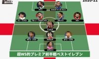 【2020-21プレミアリーグ前半戦ベストイレブン】上位陣から満遍なく選出！