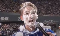 クリームまみれになる日ハム杉谷拳士　伝説の名場面は「いつ見ても元気出る」