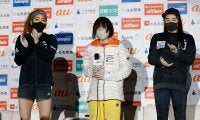 17歳森秋彩がボルダリングJC初V　東京五輪代表・野中ら抑え「まさか自分が…」と驚き