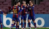 トリンコンとメッシがドブレーテの共演! バルサがリーグ7連勝でPSG戦へ《ラ・リーガ》