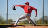 大谷翔平、2度目のライブBPで復活の161キロ　MLB公式も驚愕「剛速球を見せつける」