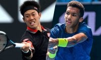 【1日22時半以降開始】錦織圭VS前年準優勝オジェ アリアシム。ロッテルダム大会1回戦